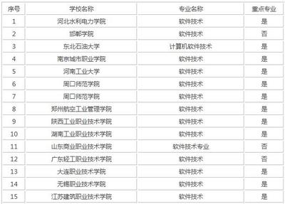 全國(guó)高校軟件技術(shù)專業(yè)概覽 聚焦計(jì)算機(jī)應(yīng)用軟件開發(fā)